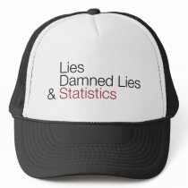 Lies, damned lies, & statistics mesh hat