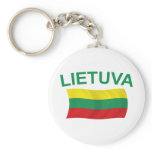 Lietuva (Lithuania) Green Ltrs keychains