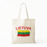Lietuva (Lithuania) Red Ltrs bags