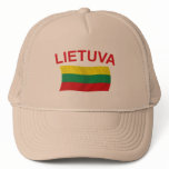 Lietuva (Lithuania) Red Ltrs hats