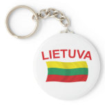 Lietuva (Lithuania) Red Ltrs keychains