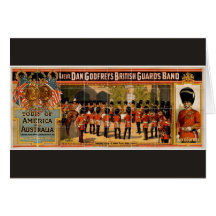 Lieut. Dan Godfrey's British Guards Band Retro The Cards