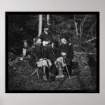 Lieutenants Custer, Bowen and Jones 1862 posters