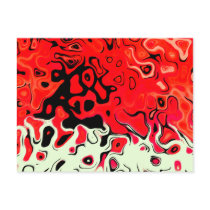 Life abstract postcard