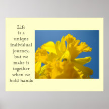 Life art Print Individual Journey Together