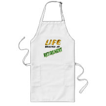 Life Begins At Retirement Gifts and T-shirts Apron