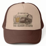 Life Begins when Football Season Starts Mesh Hat