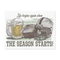 Life Begins when Football Season Starts