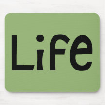 Life black Mousepad