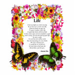Life -  Flower Garden Frame 5X7 photo sculptures