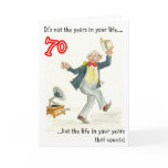 'Life in Your Years' 70th Birthday Card for a Man