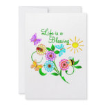 Life is a Blessing Personalized Invites
