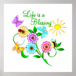 Life is a Blessing Print