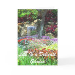 Life Is a Delicate Garden Get Well Card