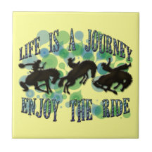 LIFE IS A JOURNEY Tile