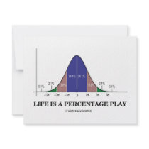Life Is A Percentage Play (Statistics Humour)