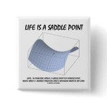Life Is A Saddle Point (Math & Geometry) Button