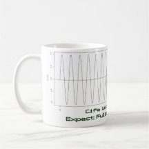 Life is a sine graph. mug