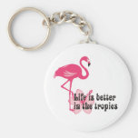 Life Is Better In The Tropics Key Chains