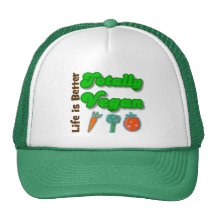 Life is Better Totally Vegan Hats