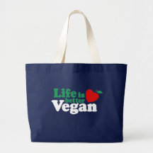 Life Is Better Vegan Tote Bag