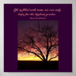 Life is filled with tests,...-Sunset Poster posters