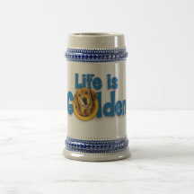 Life is Golden..Golden Retreiver Coffee Mugs