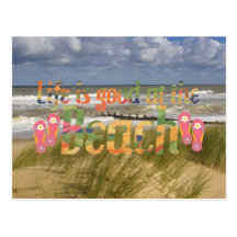 Life is good at the Beach Postcard