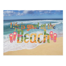 Life is good at the Beach Postcards