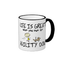 Life is Great Agility Dog Mug (Cartoon)