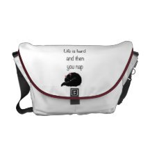 Life is Hard and Then You Nap Commuter Bags
