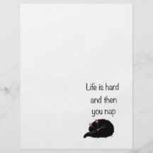 Life is Hard and Then You Nap Flyer