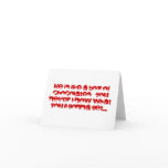 Life is like a box of Chocolates Note Card