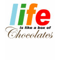 Life is Like A Box of Chocolates t-shirts