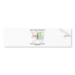 Life Is Like A Mosquito Biting When Least Expect bumper stickers