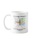 Life Is Like A Mosquito Biting When Least Expect mugs