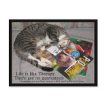 Life is like Therapy Postcard