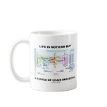 Life Is Nothing But A Series Of Chain Reactions mugs