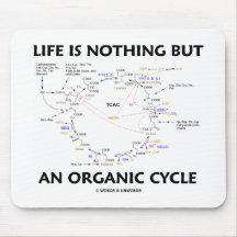 Life Is Nothing But An Organic Cycle (Krebs Cycle) Mouse Pad