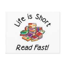 Life is Short Postcard