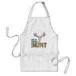 Life is Simple. Eat Sleep Hunt. aprons