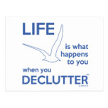 'Life Is What Happens' Postcard
