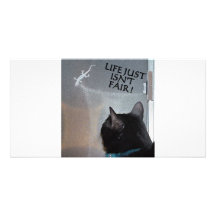 LIFE ISN'T FAIR PERSONALIZED PHOTO CARD