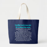 Life lessons tote bag