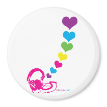 life.love.music fridge magnets