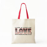 life of love tote bag