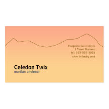 Life on Mars Business Card Template