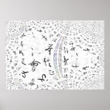 Life on the Fractal Edge Poster