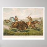 Life on the Prairie: The Buffalo Hunt (0878A) Print
