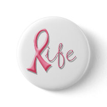 Life Pink Ribbon buttons